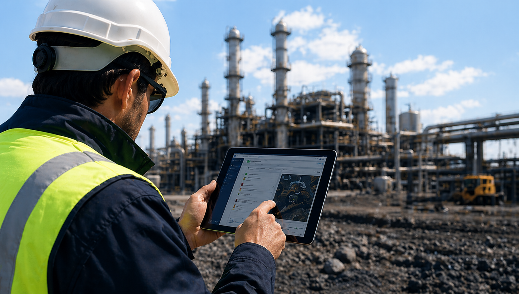inspección en terreno en operaciones industriales